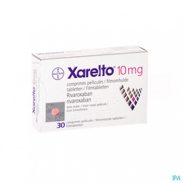 XARELTO 10 MG TABL 30 X 10 MG | Apotheek Thiels