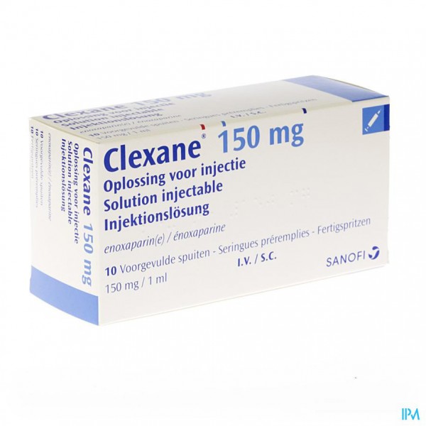 Clexane Ser Inj 10 X 150mg/ml | Apotheek Thiels