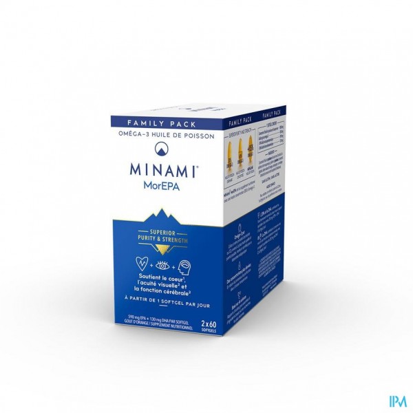 Minami Morepa Smart Fats Family Pack Nf Caps 2x60
