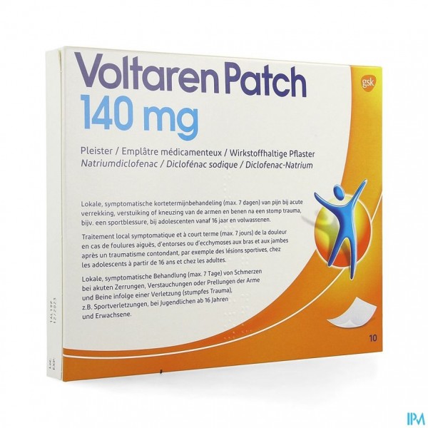 VOLTAREN PATCH 140MG PLEISTER 10