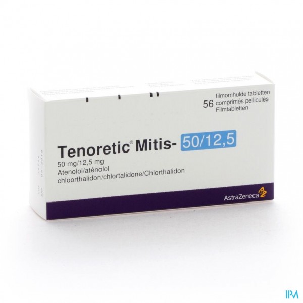 TENORETIC MITIS COMP 56X50MG/12,5MG