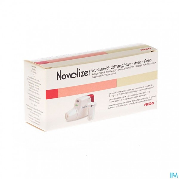 NOVOLIZER BUDESONIDE 200X200 MCG PDR INHAL