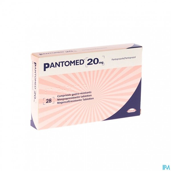 PANTOMED 20 MG TABL 28