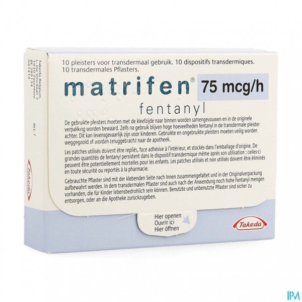 MATRIFEN 75 UG/H PLEISTER TRANSDERM 10X 75UG/H