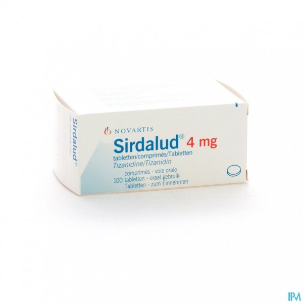 SIRDALUD COMP 100 X 4 MG