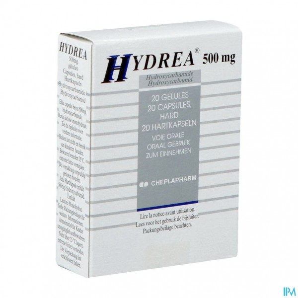 HYDREA CAPS 20 X 500MG ALU/PVC/PVDC