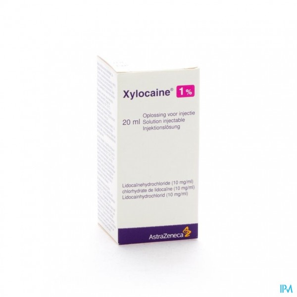 XYLOCAINE INJ 1X20ML 1%
