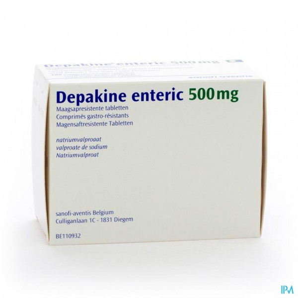 Depakine Drag Enteric 100 X 500mg