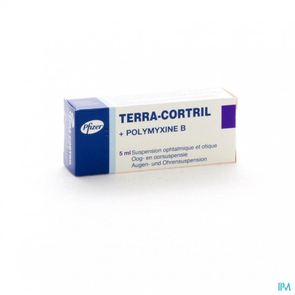 TERRA-CORTRIL SUSP OPHT/OTIC 1 X 5 ML