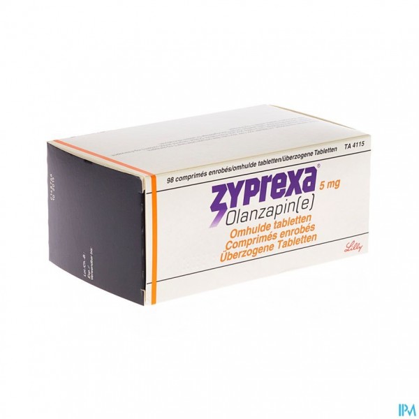 Zyprexa 5mg Omhulde Tabl 98 X 5mg