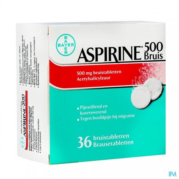 ASPIRINE 500 MG COMP EFF 36