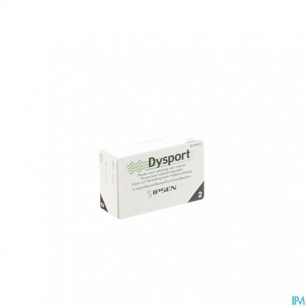 DYSPORT PULV LYOPH SOL INJ 2FL 500U